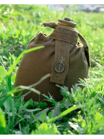 Чехол для фляги армейской, оливковый - интернет магазин Полигон