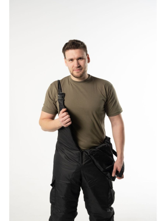 Брюки зимние Горка 8, цвет Черный, ткань Гретта-Т - интернет магазин Полигон