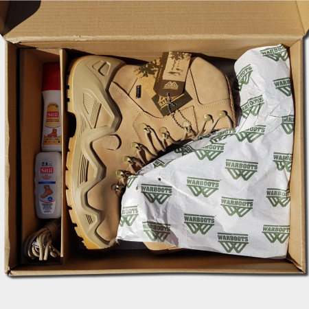 Ботинки тактические 1051, Warboots песочный - интернет магазин Полигон