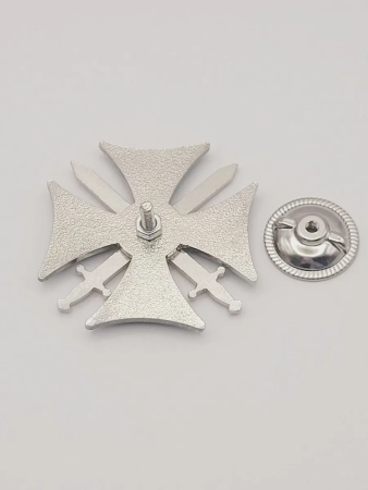 Крест с удостоверением №541 (в футляре) За службу на Кавказе, черный - интернет магазин Полигон