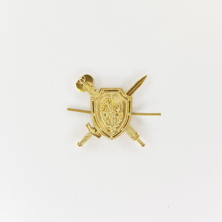 Эмблема петличная Военная полиция, золотой, металл - интернет магазин Полигон