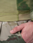 Рубашка боевая, тактическая, длинный рукав, цвет зеленый мох - интернет магазин Полигон