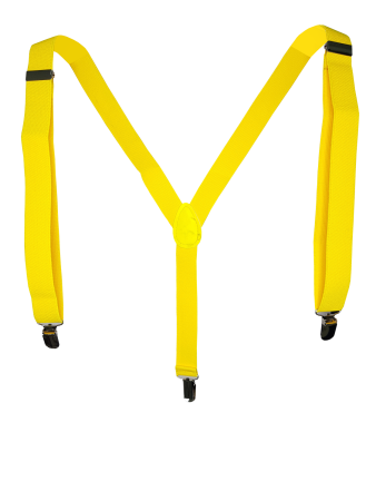 Подтяжки яркие, желтый 25 мм - интернет магазин Полигон