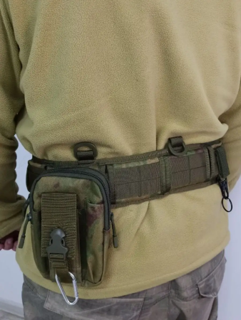 Пояс тактический Molle Girdle 5 в 1 Molle Girdle, зеленый мох - интернет магазин Полигон