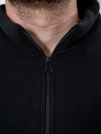 Толстовка на молнии, черныйфлис - интернет магазин Полигон