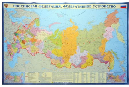 Карта  РФ в ассорт. - интернет магазин Полигон
